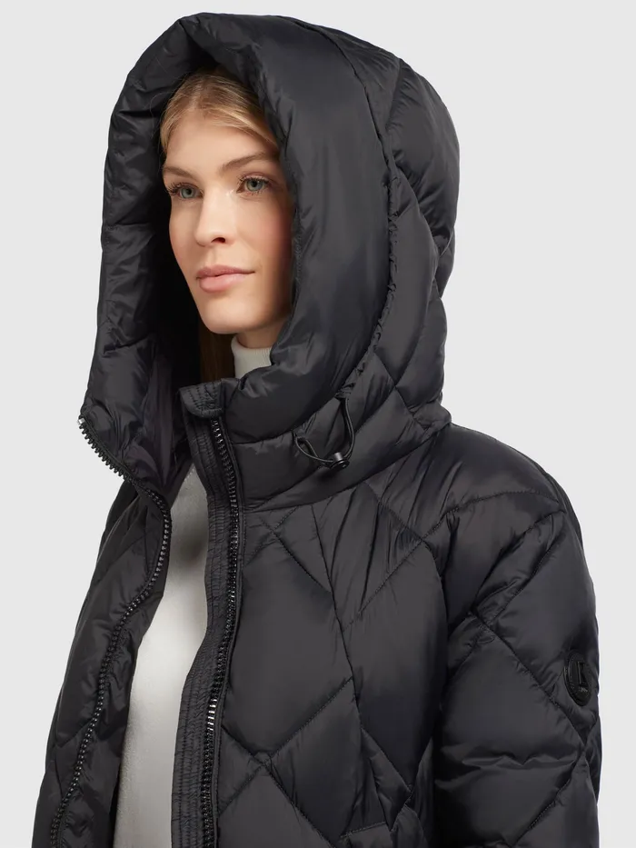 Women Quilted Jackets KHUJO Jacke ZALONA Dunkelgrau Dunkelgrau