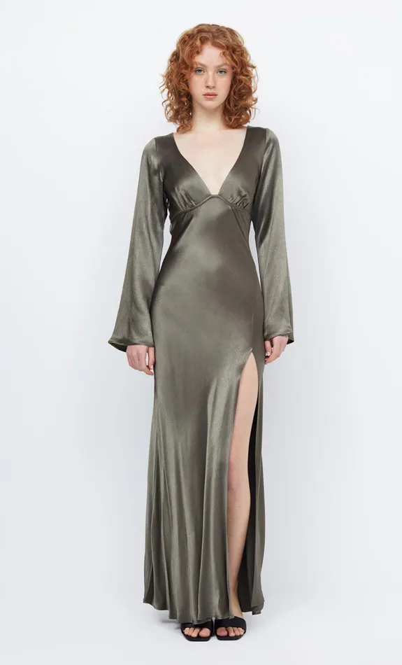 Women REN LONG SLEEVE MAXI DRESS 8211 DARK WILLOW Bec Bridge Prom Dresses