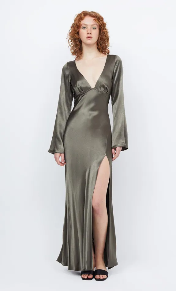 Women REN LONG SLEEVE MAXI DRESS 8211 DARK WILLOW Bec Bridge Prom Dresses