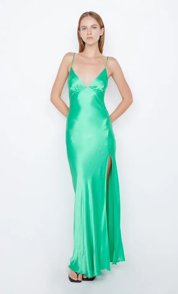 Women REN SPLIT MAXI DRESS 8211 EMERALD Bec Bridge Maxi Dresses