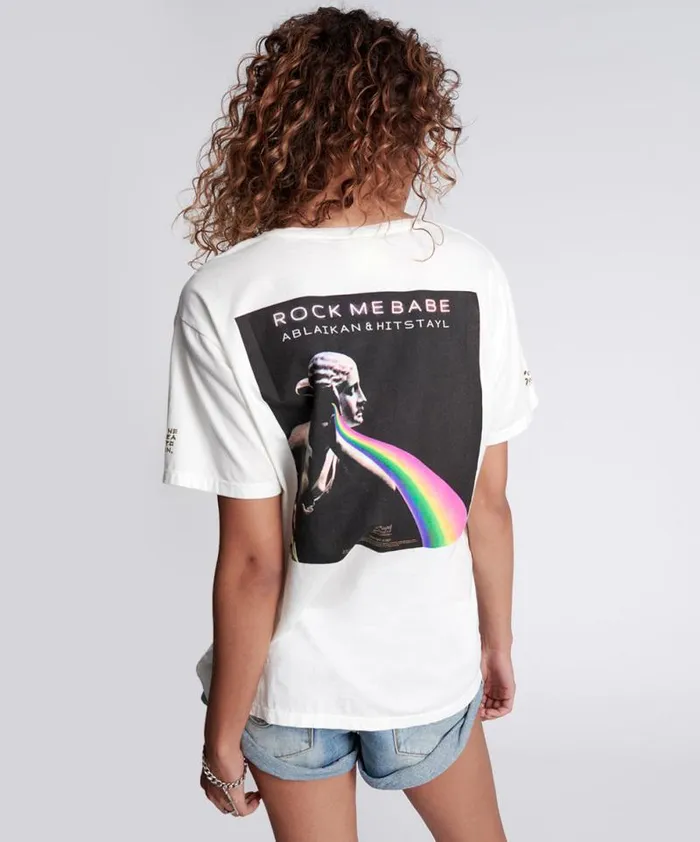 Women ROCK ME BABE SOS UNISEX TEE One Teaspoon Tees and Tanks Women ROCK ME BABE SOS UNISEX TEE One Teaspoon Tees and Tanks