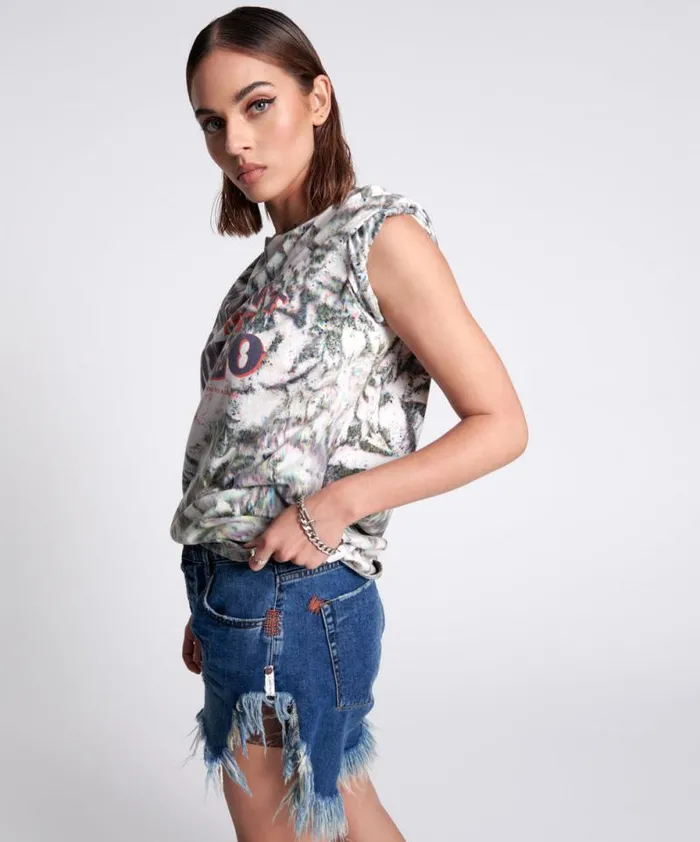 Women RODEO ORGANIC CHROMATIC UNISEX TEE One Teaspoon Basic Tees