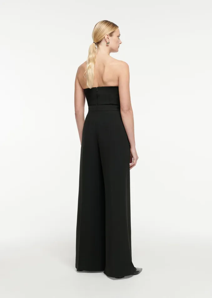 Women Roland Mouret Clothing Wide Leg Heavy Cady Trouser