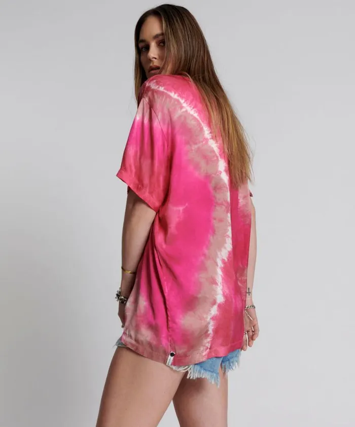Women SATIN SOLAR FLARE TEE One Teaspoon Tees and Tanks Women SATIN SOLAR FLARE TEE One Teaspoon Tees and Tanks