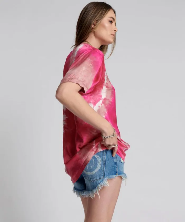Women SATIN SOLAR FLARE TEE One Teaspoon Tees and Tanks Women SATIN SOLAR FLARE TEE One Teaspoon Tees and Tanks