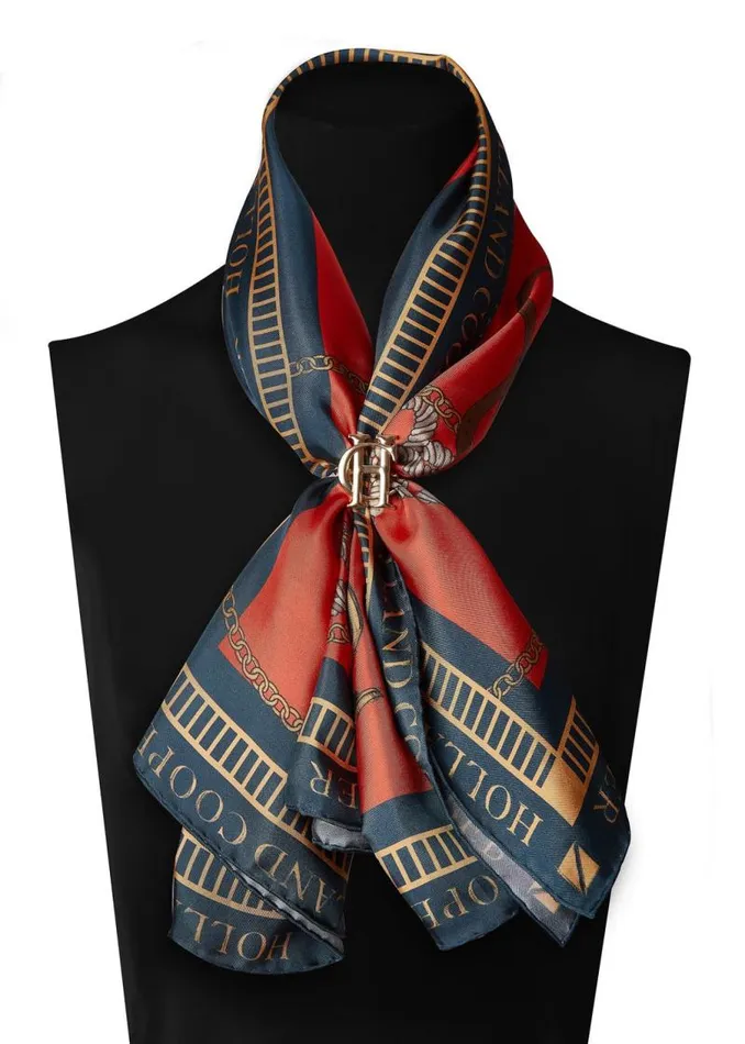 Women Scarves Holland Cooper HC Scarf Ring Gold Women Scarves Holland Cooper HC Scarf Ring Gold