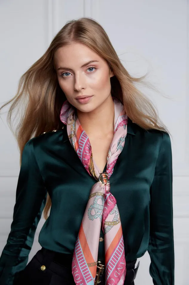 Women Scarves Holland Cooper HC Scarf Ring Gold Women Scarves Holland Cooper HC Scarf Ring Gold