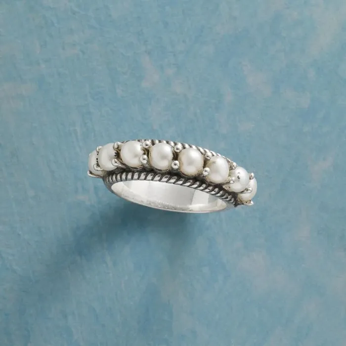 Women Seven Sisters Pearl Ring Sundance Catalog Rings