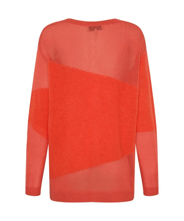 Women SHATTERED CREW KNIT SWEATER ORANGE One Teaspoon Knitwear Women SHATTERED CREW KNIT SWEATER ORANGE One Teaspoon Knitwear