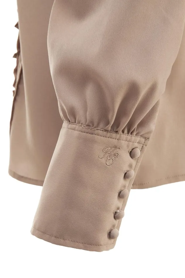 Women Shirts and Blouses Holland Cooper Clarissa Shirt Caramel Women Shirts and Blouses Holland Cooper Clarissa Shirt Caramel