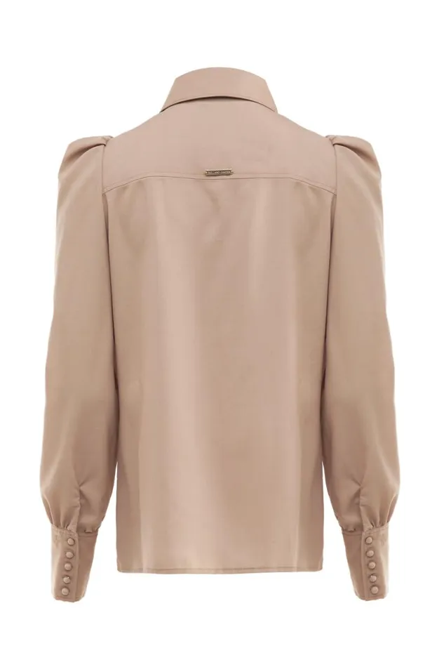 Women Shirts and Blouses Holland Cooper Clarissa Shirt Caramel Women Shirts and Blouses Holland Cooper Clarissa Shirt Caramel
