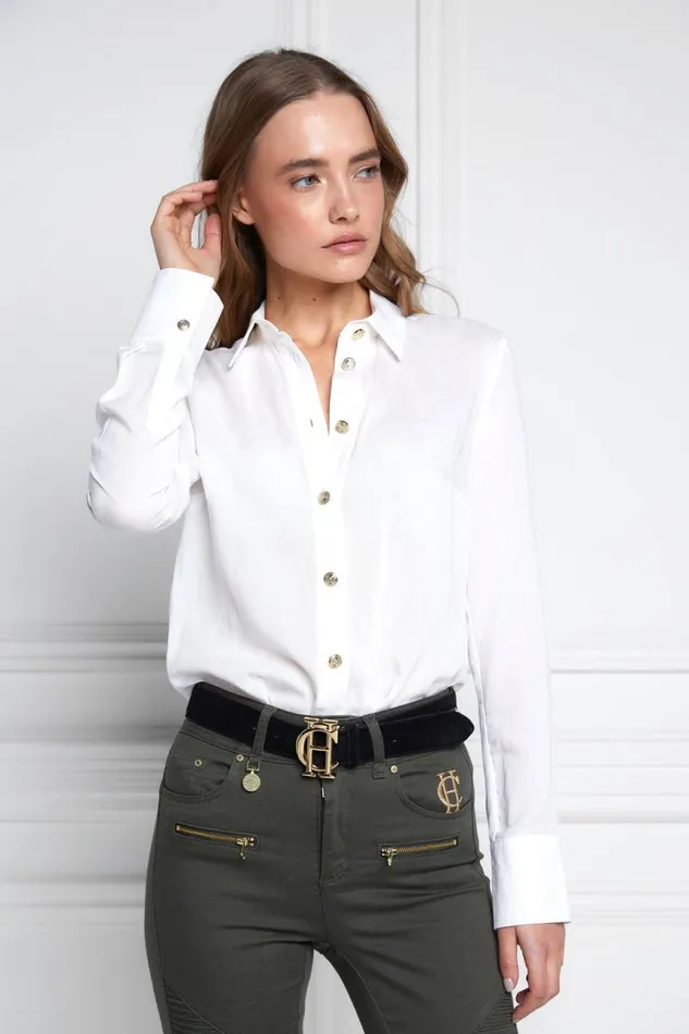 Women Shirts and Blouses Holland Cooper Classic Shirt White
