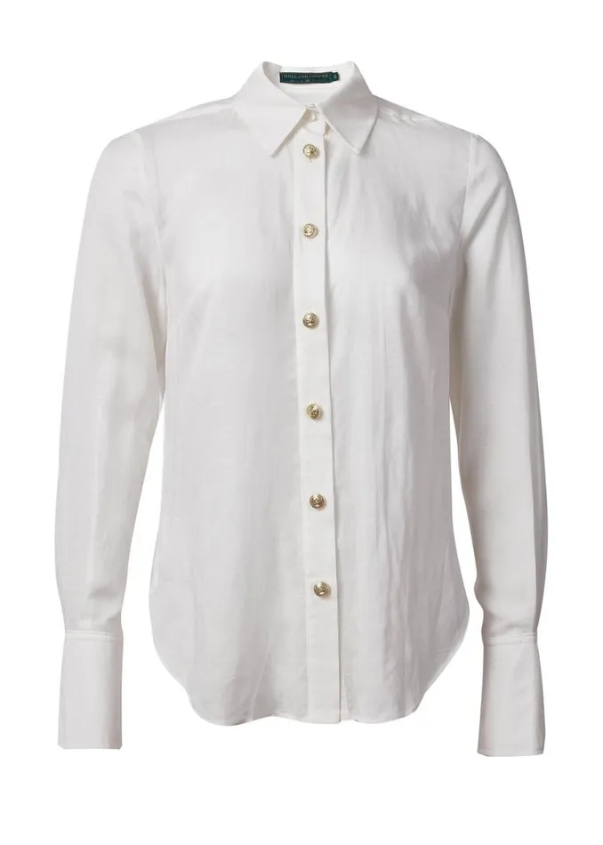 Women Shirts and Blouses Holland Cooper Classic Shirt White