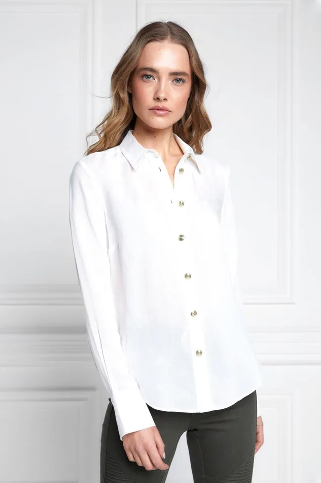 Women Shirts and Blouses Holland Cooper Classic Shirt White