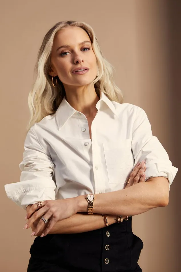 Women Shirts and Blouses Holland Cooper Isabella Poplin Shirt White Women Shirts and Blouses Holland Cooper Isabella Poplin Shirt White