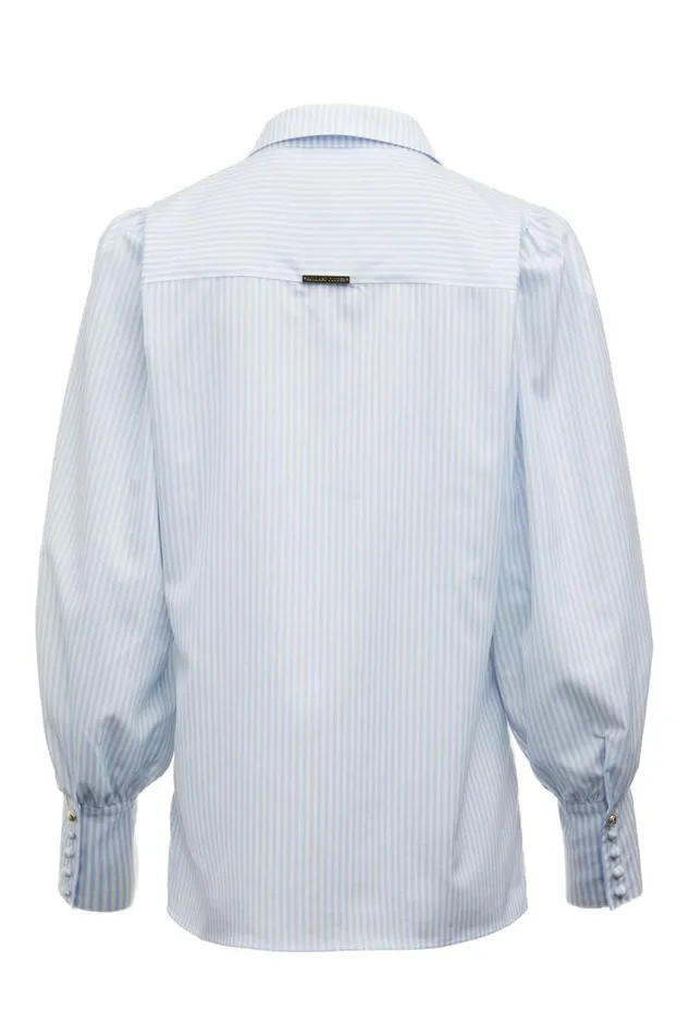 Women Shirts and Blouses Holland Cooper Isla Shirt Sky Stripe Women Shirts and Blouses Holland Cooper Isla Shirt Sky Stripe