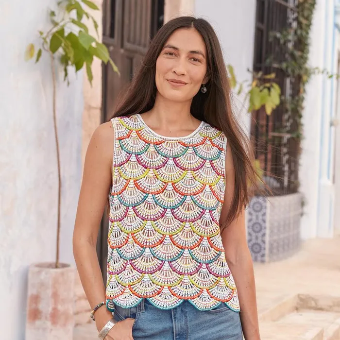 Women Shoshana Sweater Shell Multi Sundance Catalog Sweaters Women Shoshana Sweater Shell Multi Sundance Catalog Sweaters