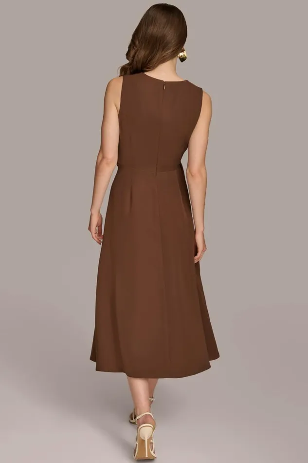 Women SIDE TIE MIDI DRESS Canyon Donna Karan New York Dresses And Jumpsuits