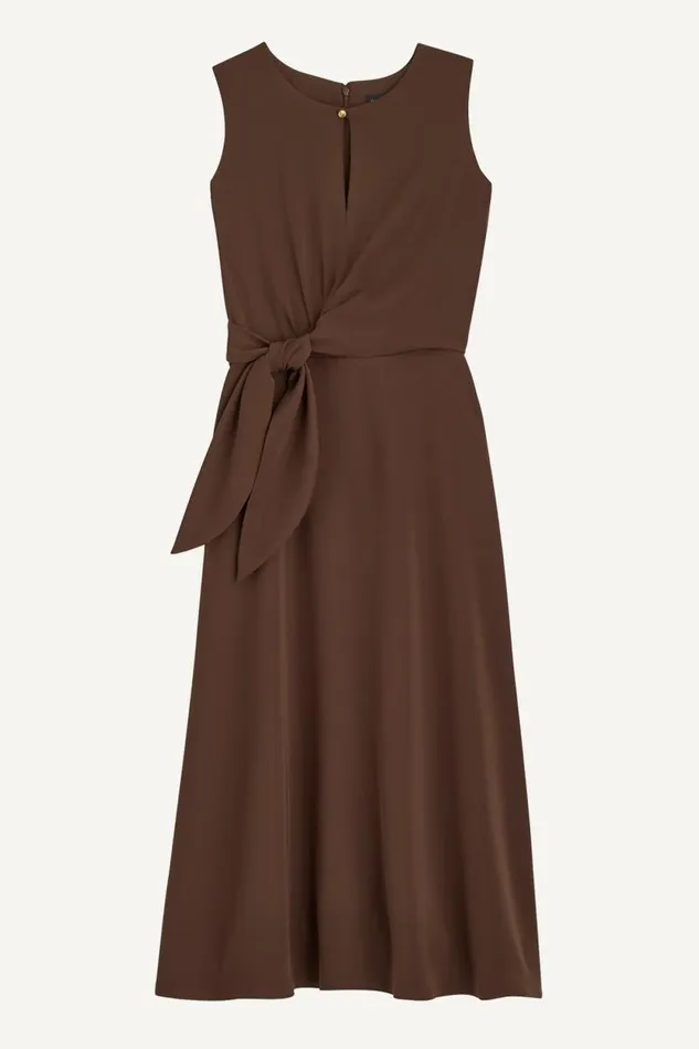 Women SIDE TIE MIDI DRESS Canyon Donna Karan New York Dresses And Jumpsuits