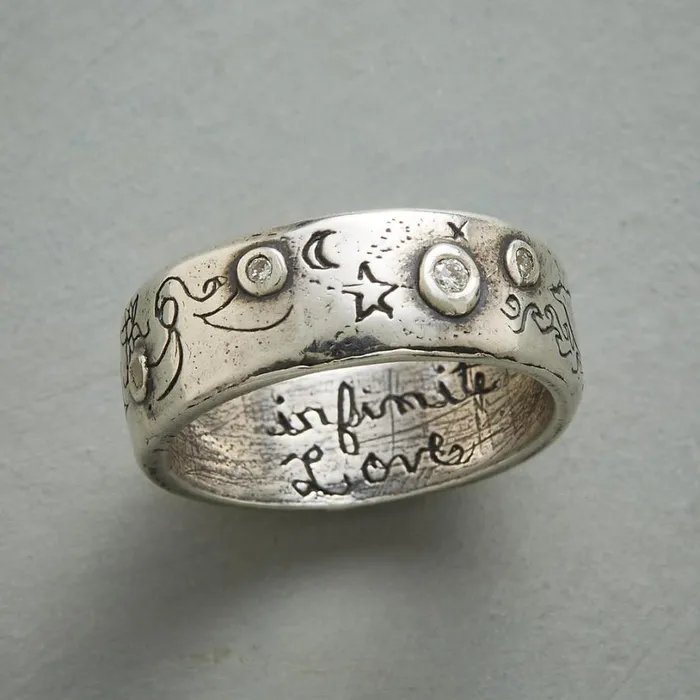 Women Silver Infinite Love Ring Sundance Catalog Rings