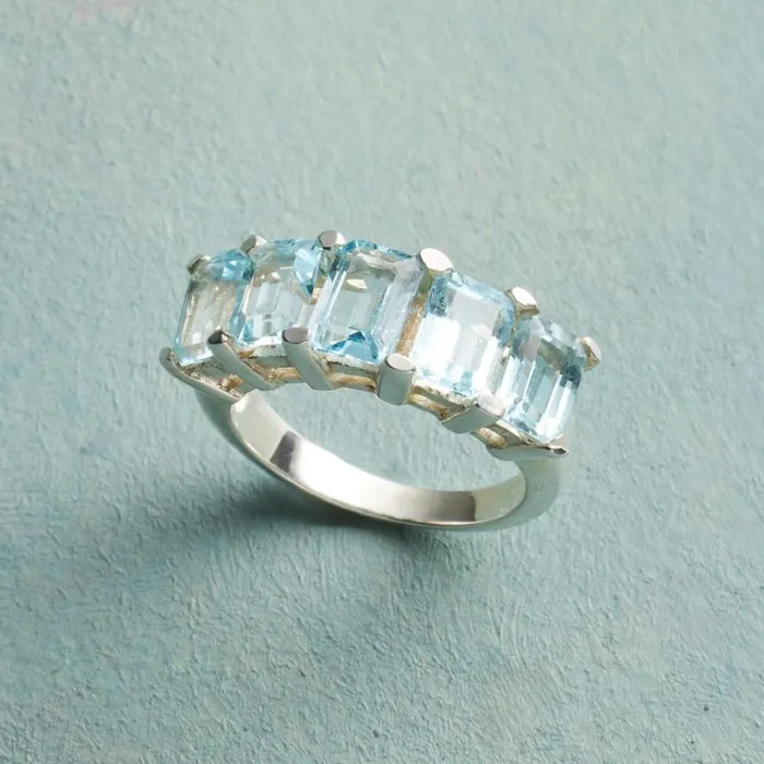 Women Sky High Topaz Ring Sundance Catalog Rings