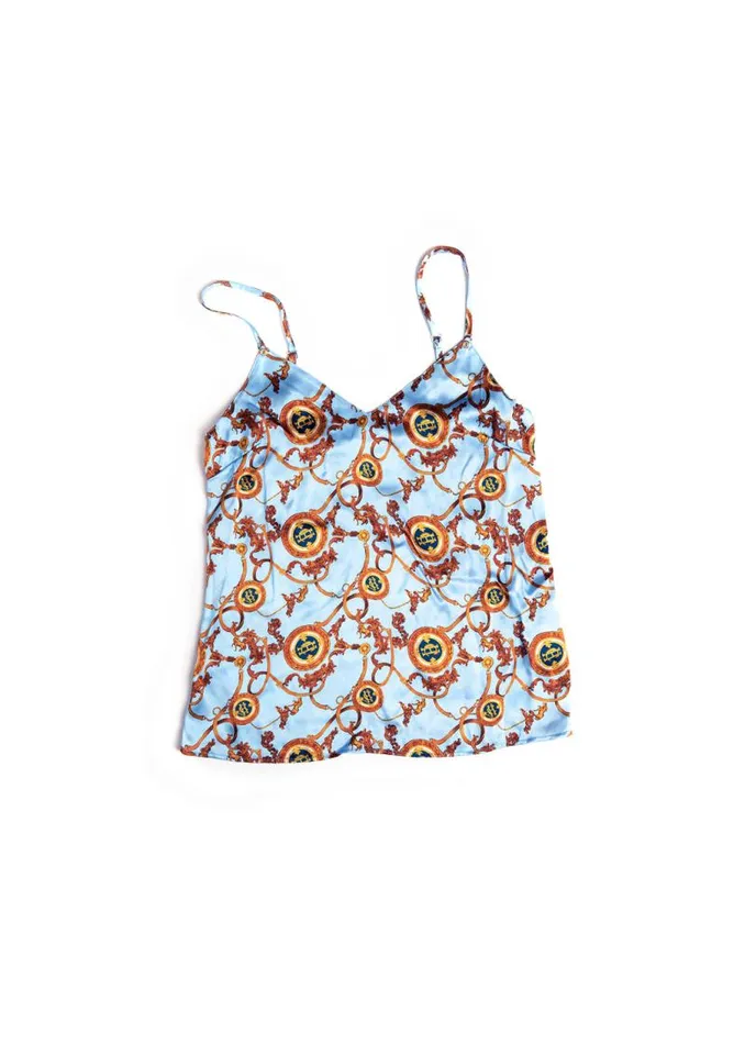Women Sleepwear Holland Cooper Silk Camisole Sky Blue