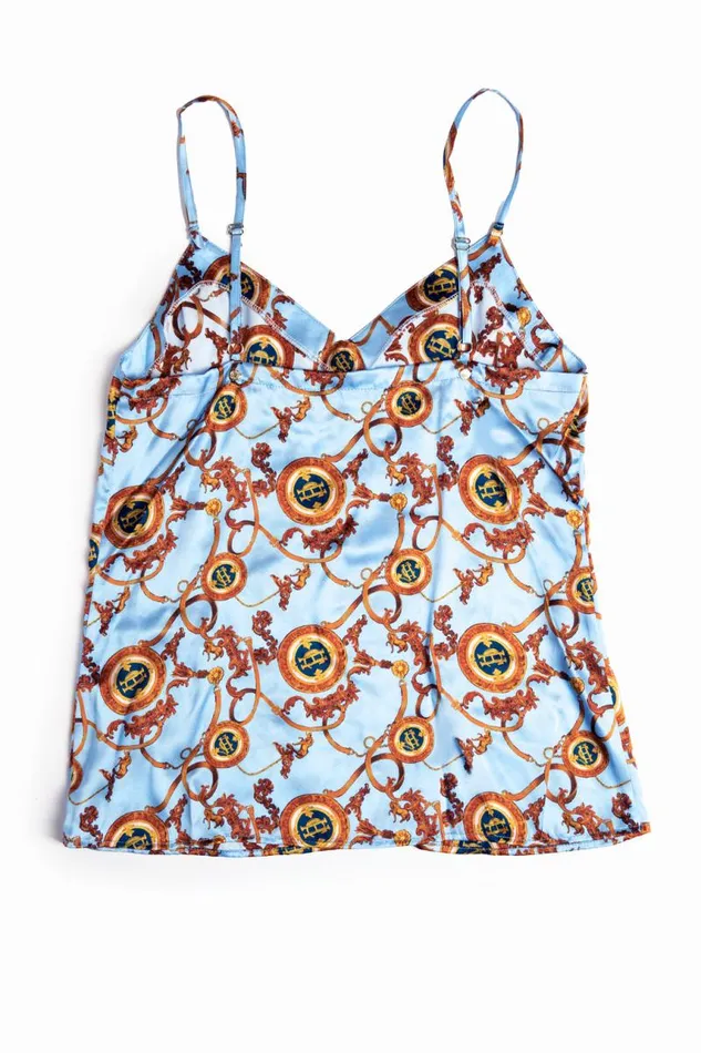 Women Sleepwear Holland Cooper Silk Camisole Sky Blue
