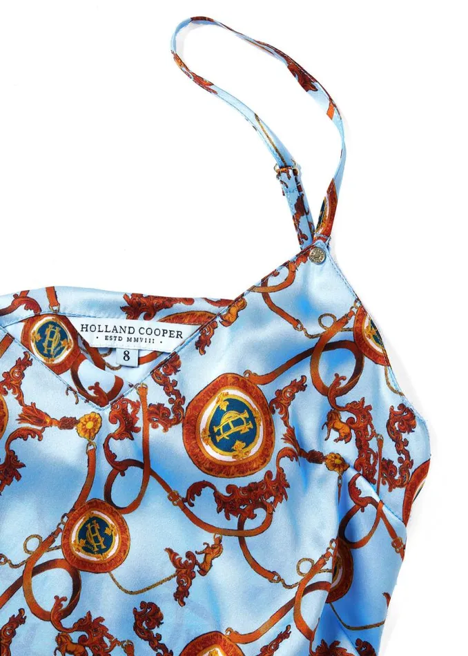 Women Sleepwear Holland Cooper Silk Camisole Sky Blue