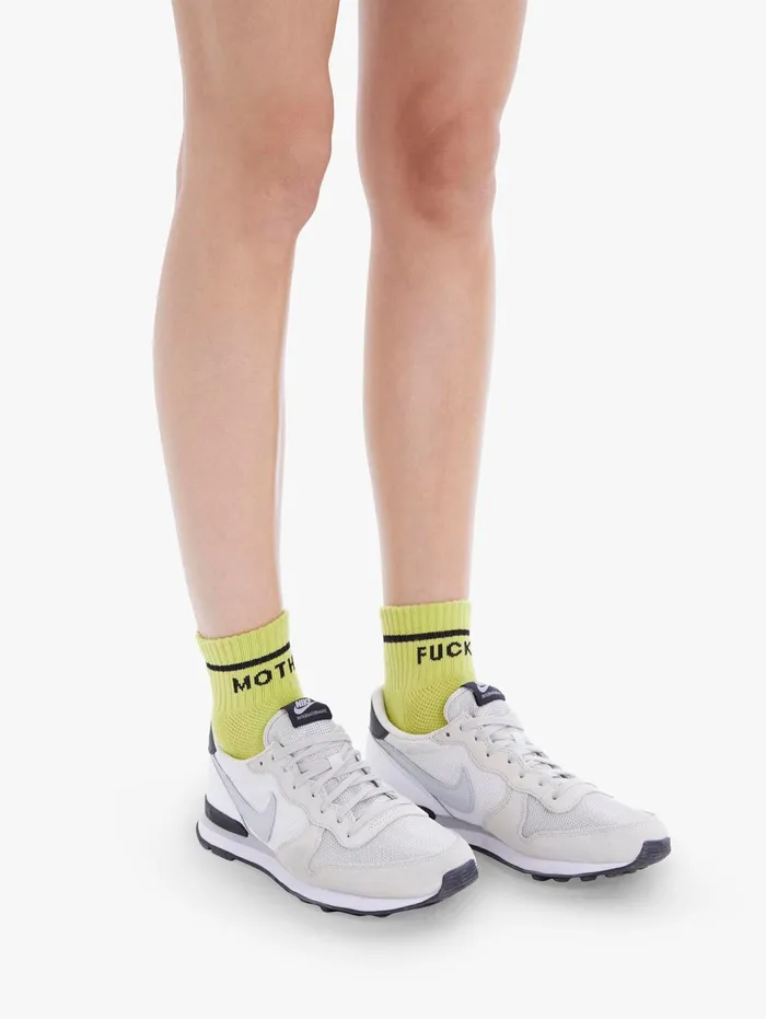 Women SocksLaces Mother Denim Baby Steps Ankle Lightpastel Green