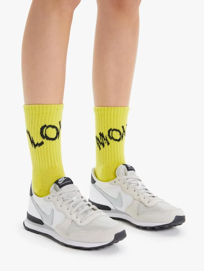 Women SocksLaces Mother Denim Baby Steps Lightpastel Green