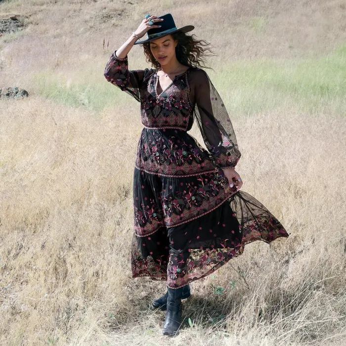 Women Soiree In Vienna Dress Petite Black Sundance Catalog Dresses and Jumpsuits