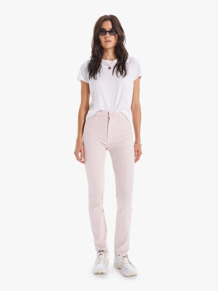 Women Straight Mother Denim The Dazzler Hover Lightpastel Pink