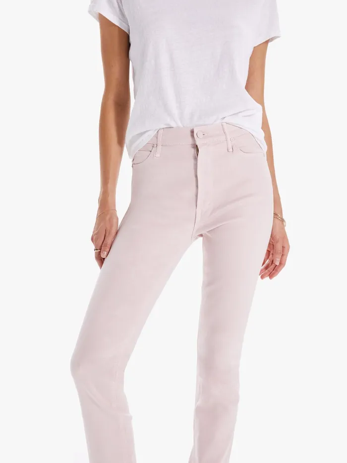Women Straight Mother Denim The Dazzler Hover Lightpastel Pink