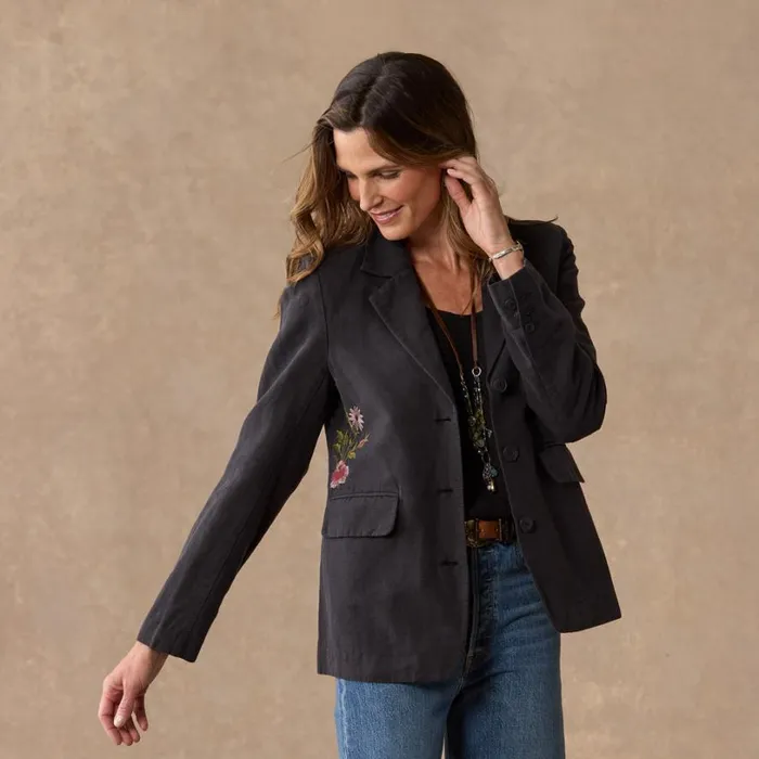 Women Summersby Blazer Petite Washed Black Sundance Catalog Petite Styles Women Summersby Blazer Petite Washed Black Sundance Catalog Petite Styles