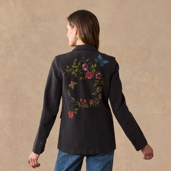 Women Summersby Blazer Petite Washed Black Sundance Catalog Petite Styles Women Summersby Blazer Petite Washed Black Sundance Catalog Petite Styles