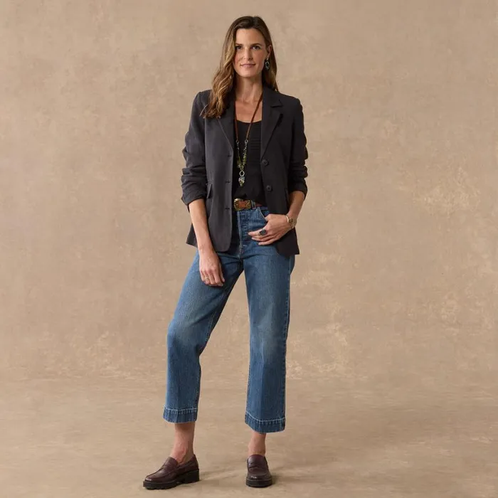 Women Summersby Blazer Petite Washed Black Sundance Catalog Petite Styles Women Summersby Blazer Petite Washed Black Sundance Catalog Petite Styles