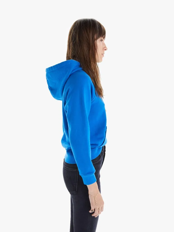 Women Sweatshirts Mother Denim The Square Hoodie Lightpastel Blue