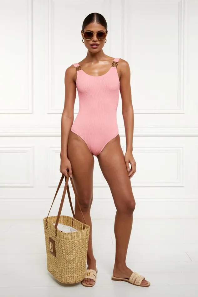Women Swimwear Holland Cooper Swimsuit Soft Coral
