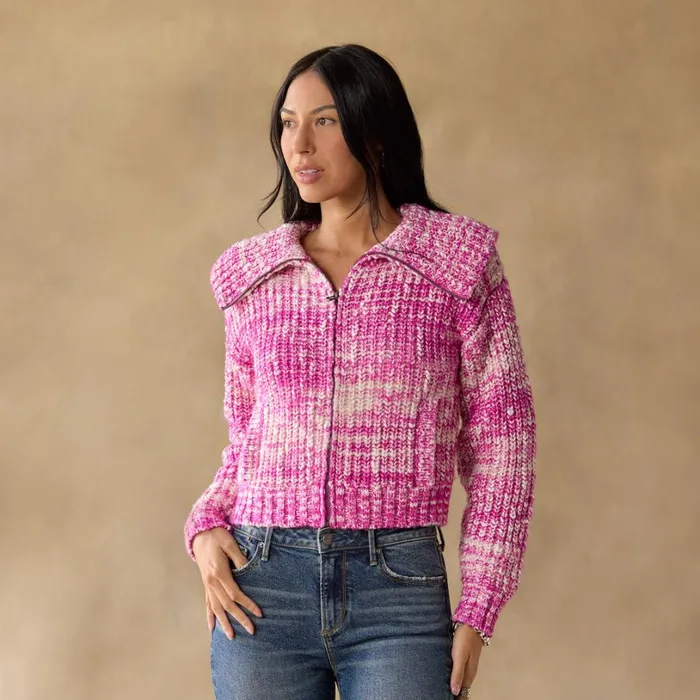 Women Tamara Cardigan Hot Pink Sundance Catalog Sweaters