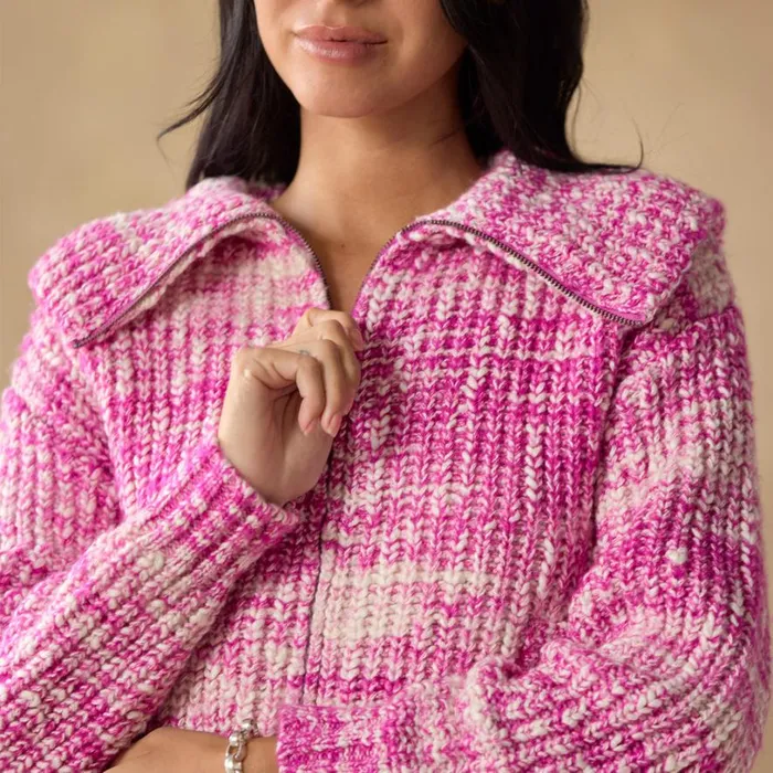 Women Tamara Cardigan Hot Pink Sundance Catalog Sweaters