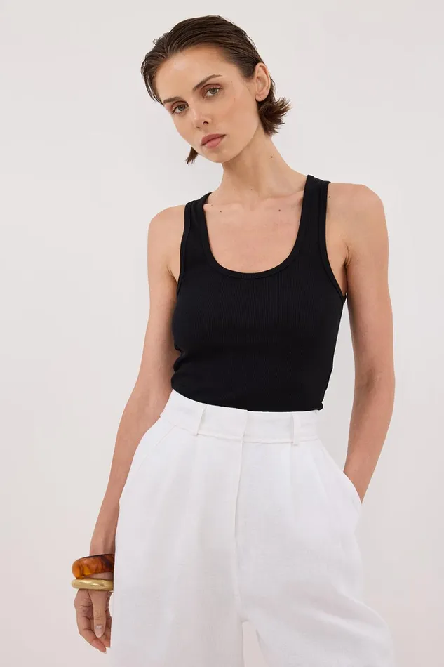 Women Tanks DISSH THEO BLACK TANK