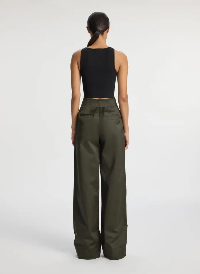 Women Tees and Tanks ALC Cleo Compact Knit Top Black