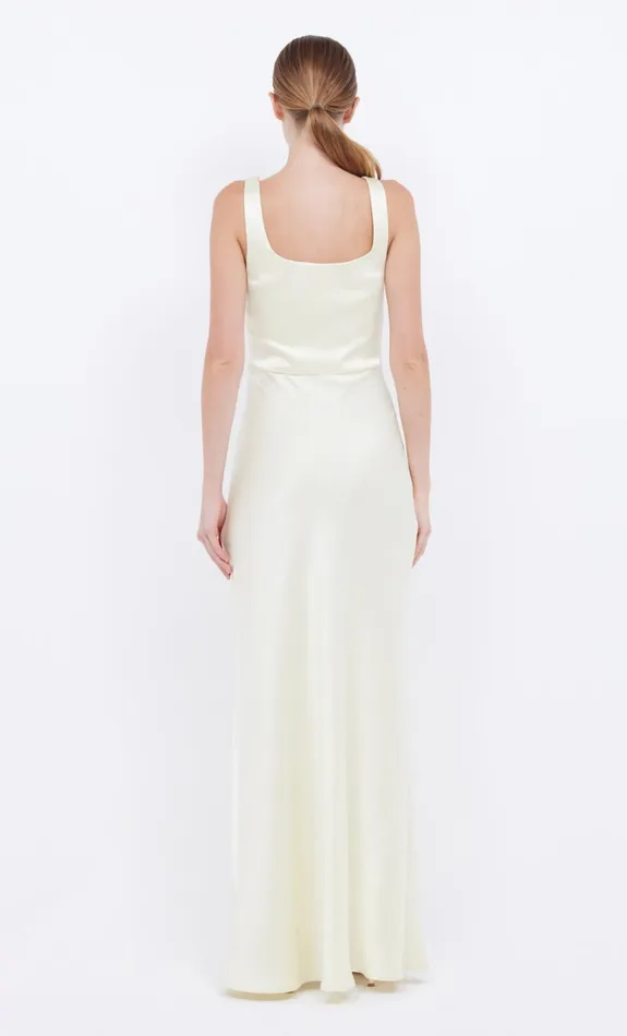 Women THE DREAMER SQUARE NECK DRESS 8211 ICE YELLOW Bec Bridge Prom Dresses