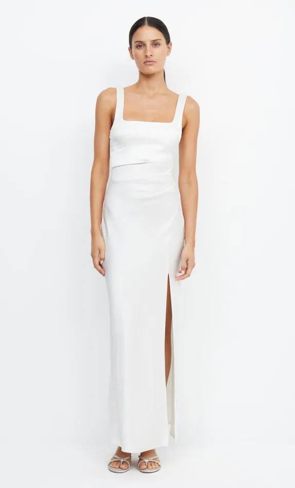 Women THE DREAMER SQUARE NECK DRESS 8211 IVORY Bec Bridge Maxi Dresses