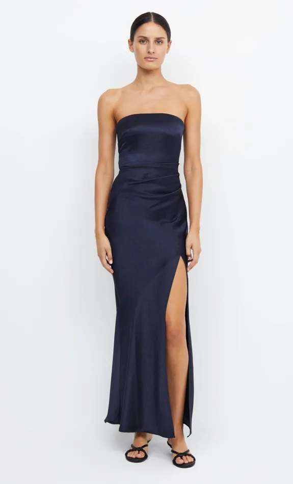 Women THE DREAMER STRAPLESS DRESS 8211 INK Bec Bridge Maxi Dresses