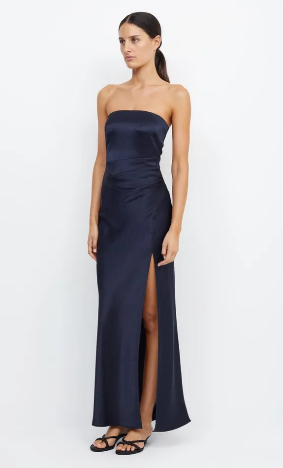 Women THE DREAMER STRAPLESS DRESS 8211 INK Bec Bridge Maxi Dresses
