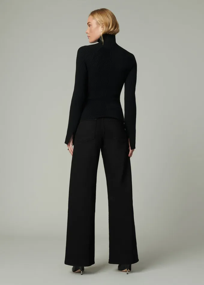 Women THE PALMER TURTLENECK Black Tops Joe8217s Jeans