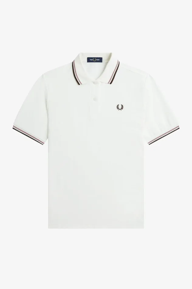 Women The ShirtG3600 Snow Whitedark Pinkburnt Tobacco Fred Perry The Fred Perry Shirt