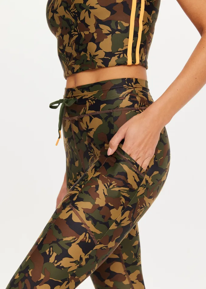 Women THE UPSIDE BASECAMP 25IN POCKET MIDI PANT Leggings