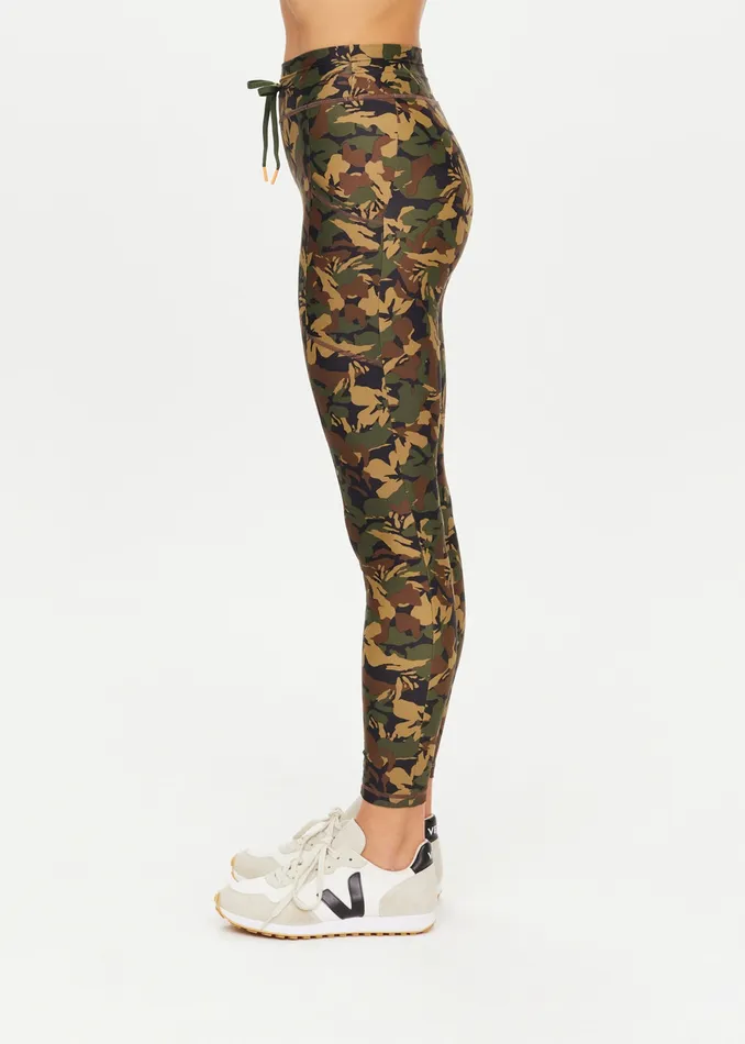 Women THE UPSIDE BASECAMP 25IN POCKET MIDI PANT Leggings